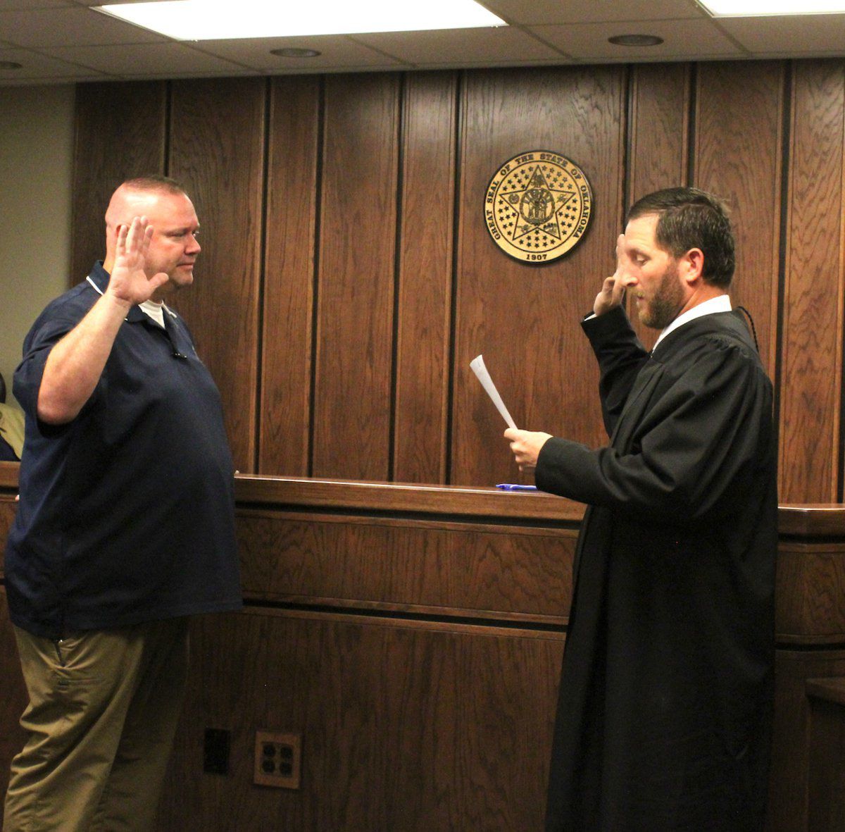 Chennault sworn in as new sheriff